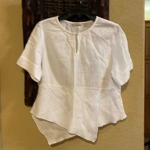 Soft Surroundings Ladies Short Sleeved Blouse- size M
